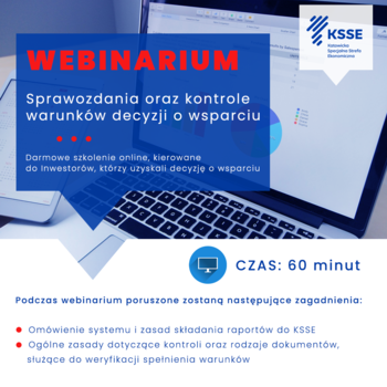 Webinarium "Sprawozdania oraz kontrole warunków decyzji o wsparciu" czerwiec